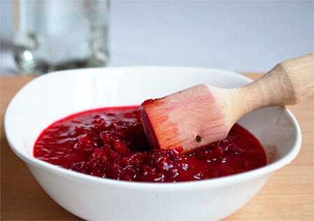 Скьяччиата с клюквой