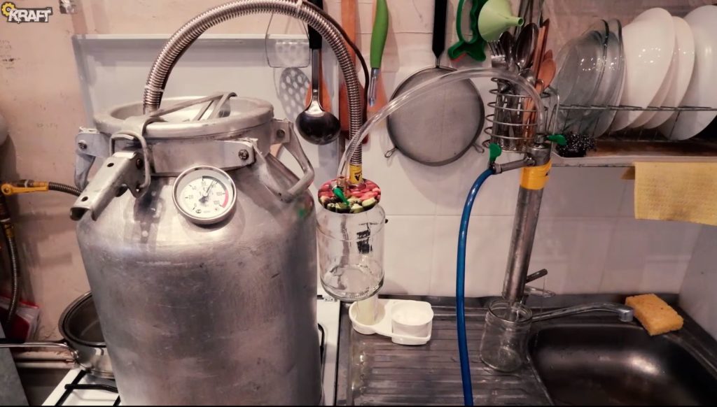 Самогонный аппарат из фляги