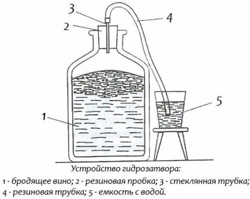 Устройство гидрозатвора