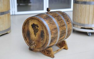 Обожженая бочка